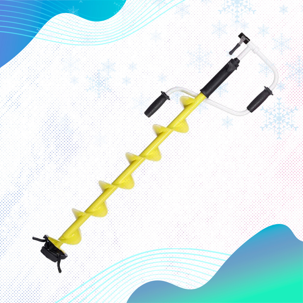Ледобур двуручный телескопический Iceberg Siberia d-110 мм v3.0 левое вращение LA-110LS