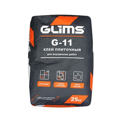 GLIMS G-11 Плиточный клей для керамической плитки - 40 кг