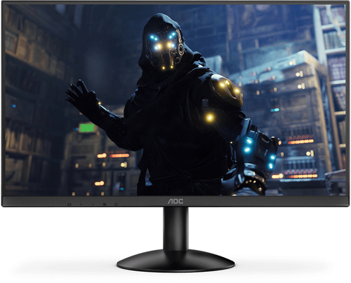 Монитор 21,5" AOC 1920x1080 WLED 16:9 VA 250cd, 3000:1, 20M:1, 4ms, 178°/178°,  VGA,  HDMI, 120Hz, Tilt, VESA, Internal, Black, 3y