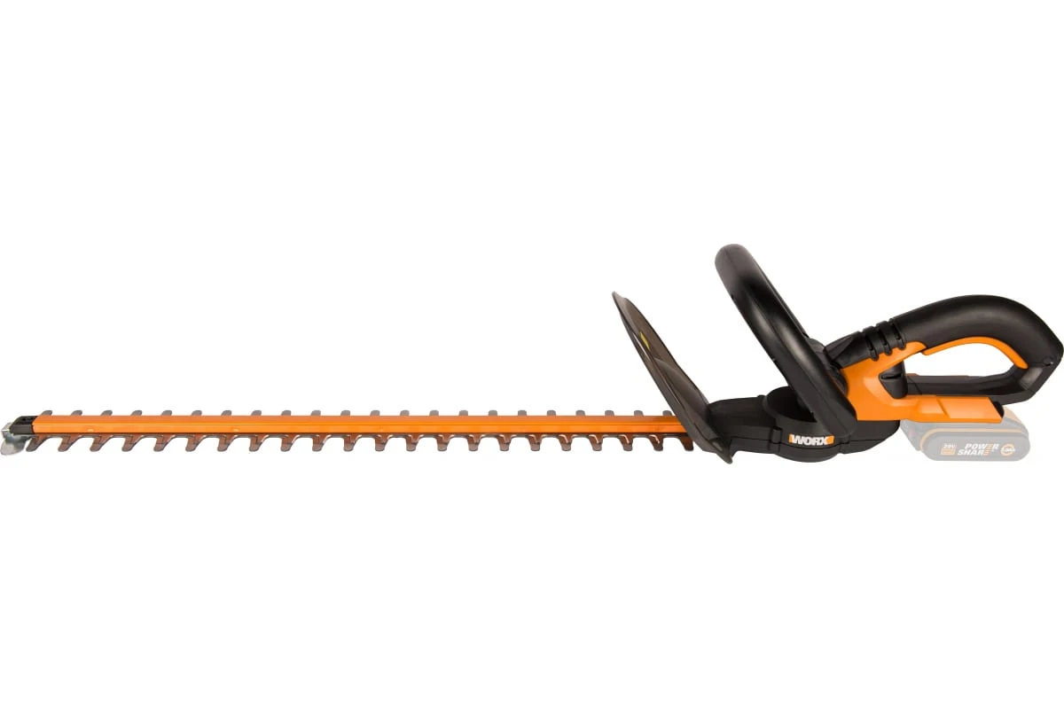 Кусторез Worx WG260E.9, 61 см, 20В, без АКБ