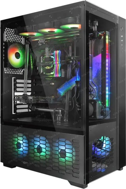 Raijintek PAEAN PREMIUM 0R20B00208, black, Aluminum, ATX/MICRO ATX/MINI-ITX, USB3.0x2, Type  Cx1, HD Audiox1