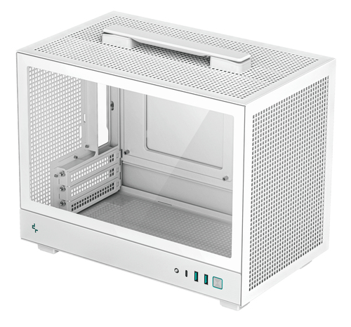 Корпус DEEPCOOL MiniTower CH160 WH белый (mini-ITX, без БП, 2xUSB3.0+USB3.2, no fan) (R-CH160-WHNGI0-G-1)