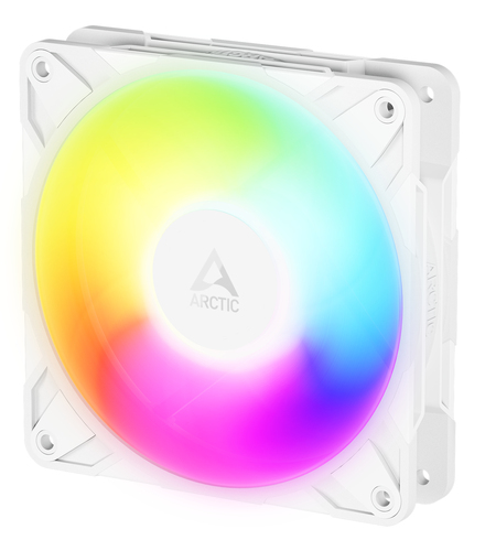 ACFAN00325A - Кулер для корпуса ARCTIC P12 Pro Reverse A-RGB (White), ACFAN00325A, 12cm, 600-3000rpm, 4Pin, Fluid