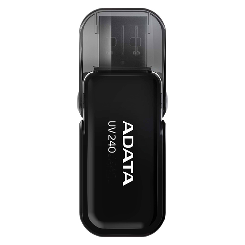 USB накопитель ADATA - UV240, USB Type A (USB 2.0), 32 ГБ, цвет чёрный, AUV240-32G-RBK