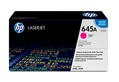 (Спец.цена) Оригинальный картридж лазерный HP 645A (C9733A) (12000 стр, Пурпурный) для HP LaserJet 5500 | 5500N | 5500DN | 5550 | 5550N | 5550DN