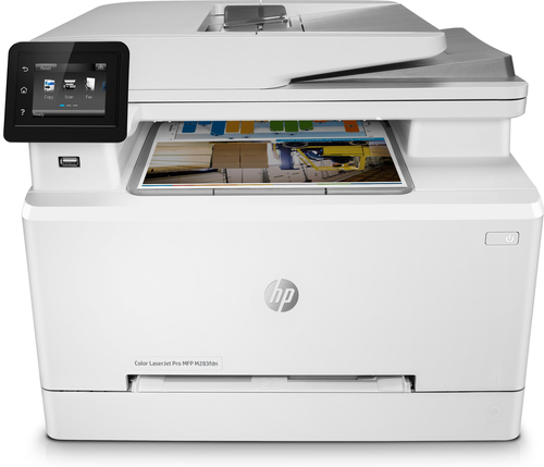 HP Color LaserJet Pro M282nw(Pr/Scan(1200x1200)/Copier, A4, 600x600(3600)dpi, 21color/21mono ppm, 2 лотка 250л+1л, АПД 50л(26ppm), Сенсорный дисплей 6,85 см, печать/сканирование с USB носителей в электронную почту, беспроводная сеть 802.11b/g/n/LAN/USB)(Замена T6B80A) ( 7KW72A )