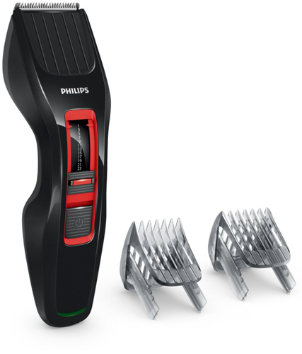 Машинка для стрижки Philips HC3420/15  черный/красный  (насадок  в компл:1шт)