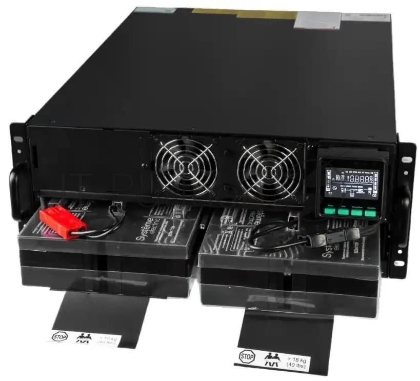 Источник бесперебойного питания Systeme Electric Smart-Save Online SRTSE 2 SRTSE8KRTXLIG2 / 8000 ВА / 8000 Вт / 5 x IEC 320 C13, 3 x IEC 320 С19