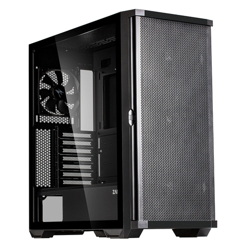 Компьютерный корпус ZALMAN Z10, ATX, черный, WINDOW, 2x3.5", 2x2.5", 2xUSB 3.0, 1xUSB 3.1 Type-C, FRONT 3x140мм, REAR 1x120мм
