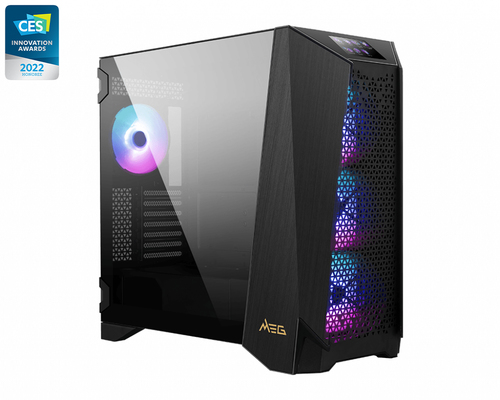 Компьютерный корпус MSI MEG PROSPECT 700R Mid-Tower, E-ATX, 2xUSB 3.2, 1xUSB-C, Audio I/O, 4x140 ARGb fan, Laminated Tempered Glass, (41556)