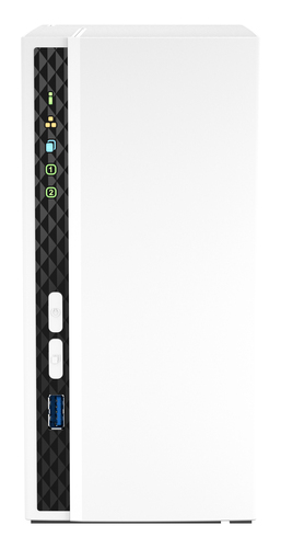 Система хранения данных QNAP SMB 4C 2GhzCPU/2Gb/upto 2HDD SATA(3,5''2,5"), upto 20 with TL-D800C/1xGbE/1xUSB3.2 2xUSB2.0/iSCSI/1xPS/3YW TS-223-EU-RU