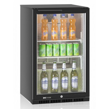 Шкаф среднетемпературный V= 113л HURAKAN HKN-DB125H(555x520x865,+2...+10°C,на 84 бут,0,16кВт,барный)