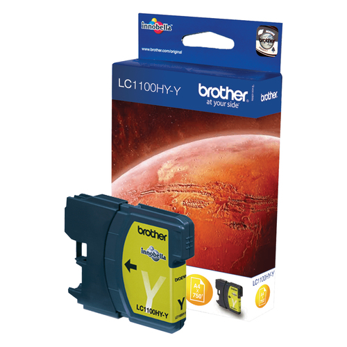 Картридж Brother LC1100HY-Y Yellow для DCP-6690CW, MFC-5890CN/5895CW/6490CW/6890CDW  (повышенной  ёмкости)
