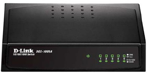 D-Link <DGS-1005A /B1A> 5-port Gigabit  Switch (5UTP 1000Mbps)