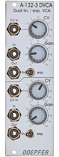 Doepfer A-132-3 Dual linear/exponential VCA