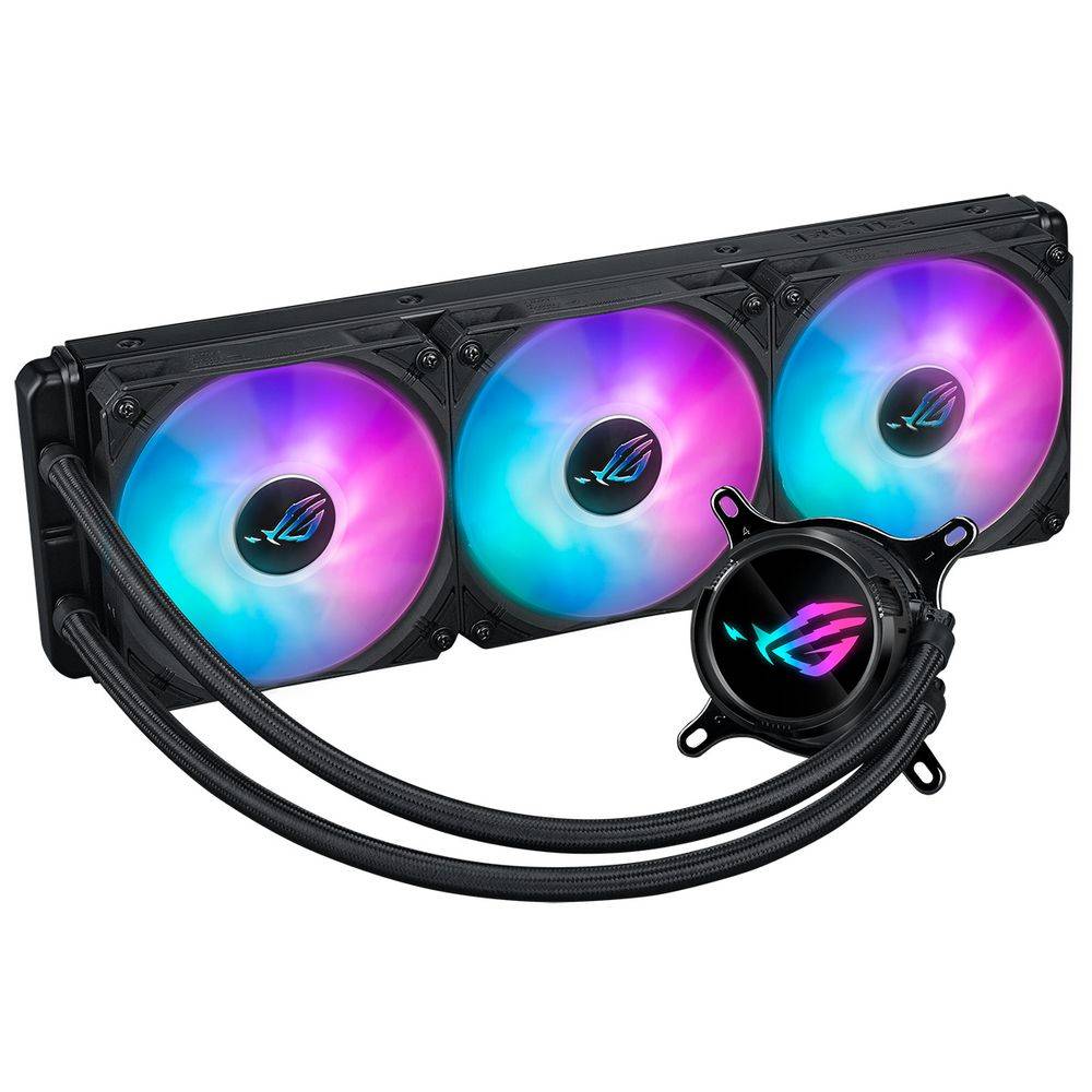 Система жидкостного охлаждения ASUS ROG STRIX LC III 360 ARGb 90RC00T1-M0UAY0 черный 120мм алюминий, 2200 об/мин, 36 дБ, 4 pin