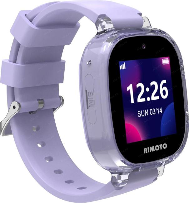 8360202 AIMOTO Crystal Умные  часы  4G.  Цвет: лиловый