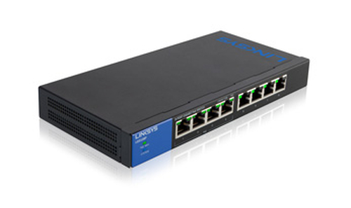 Linksys LGS108P-EU 8-port коммутатор, Gigabit, PoE