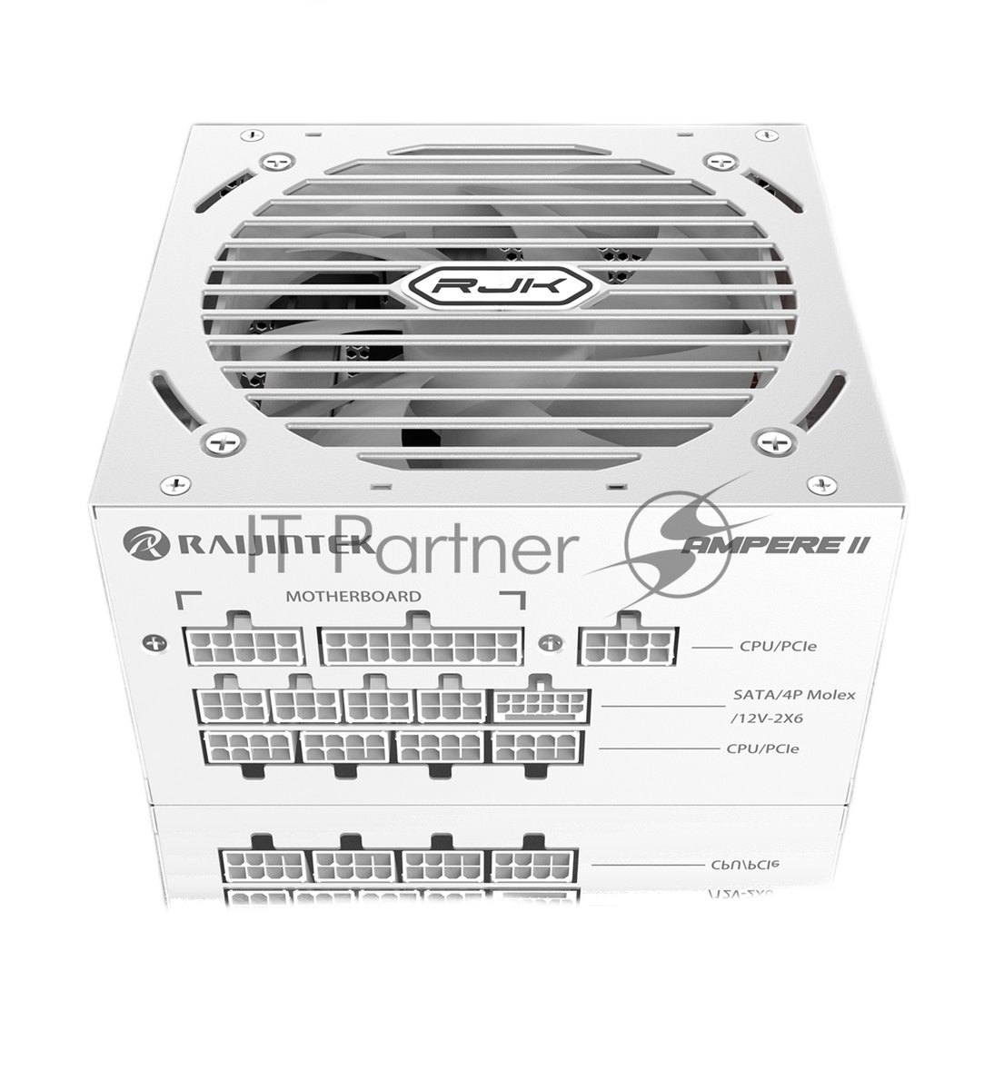 Блок питания RAIJINTEK AMPERE II 850W, 850Вт, 80+ Platinum, 120мм, модульный, белый