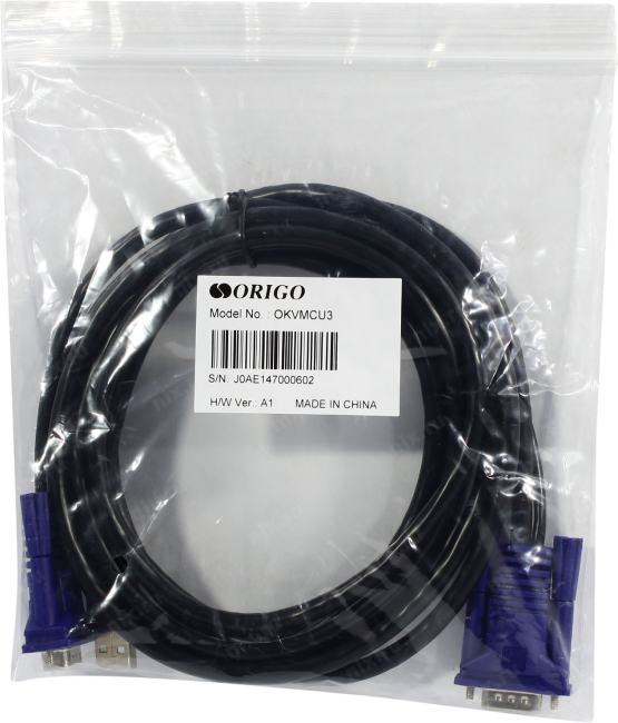 ORIGO <OKVMCU3 /A1> Кабель для KVM  переключателей (USB+VGA15M, 3м)