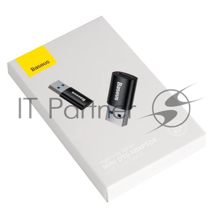 Переходник BASEUS Ingenuity Series Mini OTG, USB-A 3.1- Type-C, черный