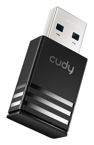 Адаптер беспроводной связи (Wi-Fi) CUDY AC1300 Wi-Fi USB 3.0 Adapter 1300Mbps High Gain Wi-Fi USB 3.0 Adapter, 802.11ac/a/b/g/n, 867Mbps at 5GHz + 400Mbps at 2.4GHz, USB 3.0 (WU1300S)