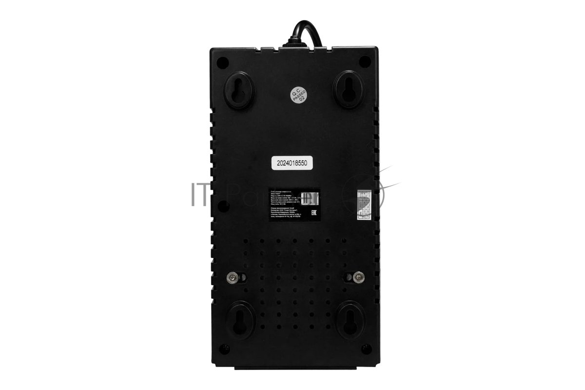 Бытовой стабилизатор напряжения SMARTWATT AVR HOME 1000RU (150W - 275W, 1000VA, 1 кВт, 50 Гц, розеток — 4, LED-дисплей, р