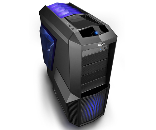 Miditower ZALMAN <Z11 Plus> Black ATX  без  БП,  с окном