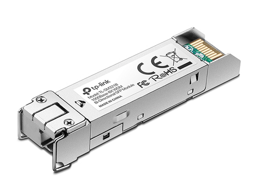 TP-Link SM321B WDM SFP-трансивер, 1000Base-BX (Simplex LC), Tx: 1310нм, Rx: 1550нм, одномод, до 20км