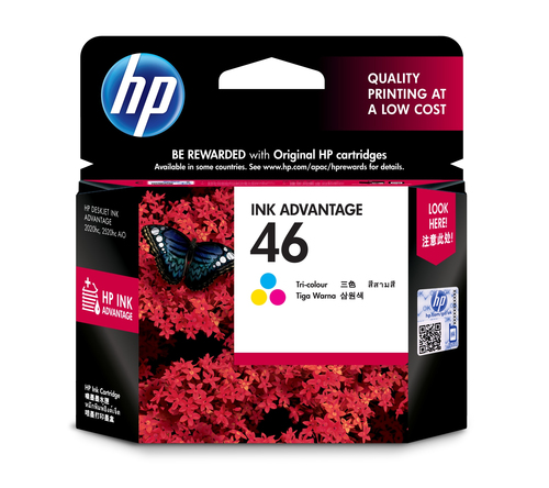 Картридж HP CZ638AE (№46) Color для HP Deskjet  Ink Advantage 2020hc/2520hc