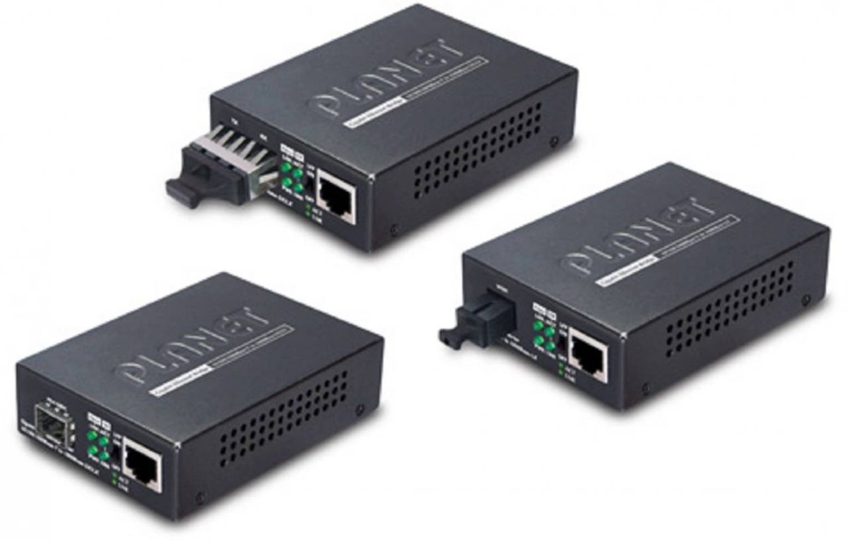 Медиаконвертер Planet GT-806B60, 10/100/1000Base-T to WDM, 1550нм, 60км