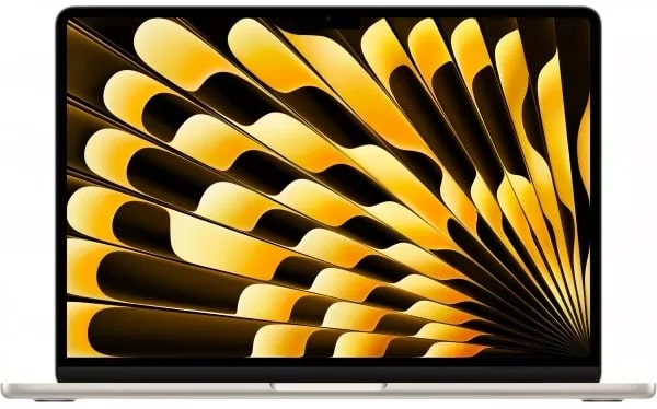 Ноутбук Apple MacBook Air 15 (M3, 8C CPU/10C GPU, 24Gb, 512Gb SSD), MC9K4, Starlight