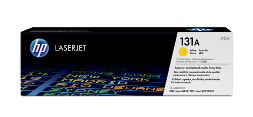 CF212A Kартридж HP 131A для LaserJet Pro 200 color M251, M251n, M251nw, M276 желтый (1 800 стр.), CF212A