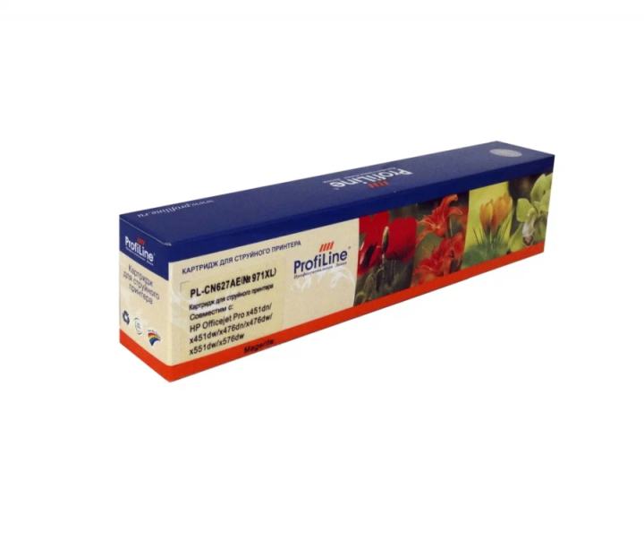 Картридж ProfiLine PL-CN627AE (971XL)-M PL-CN627AE_M №971XL для HP OJ Pro  X451dw/X476dw/X551dw/X576dw Magenta пигмент