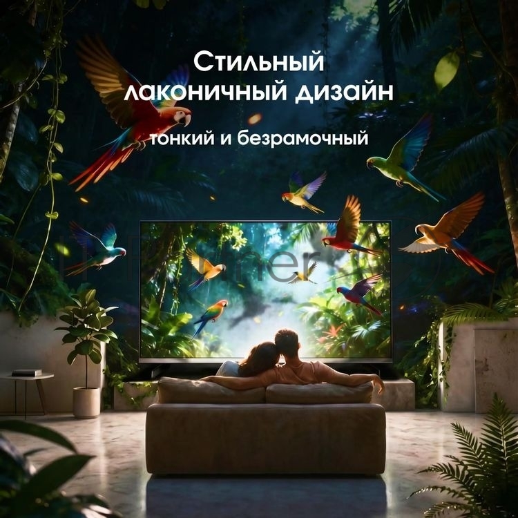 Телевизор Digma Pro 55" QLED 55D черный/черный DLED UHD 144Hz Smart TV Google TV 3GB/32GB