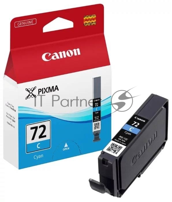 Картридж струйный PGI-72C (6404B001), для Canon PRO-10, Голубой, 525стр.