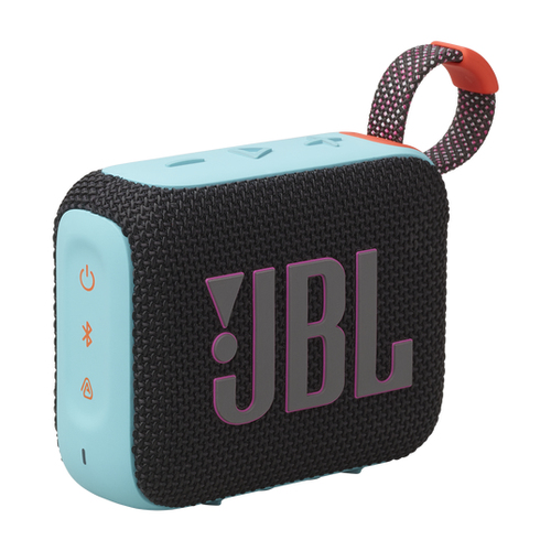 Колонка порт. JBL Go 4 черный/оранжевый 4.2W 1.0 BT
