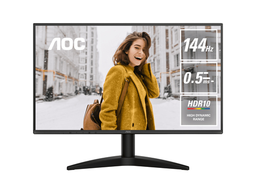 LCD AOC 23.8" 24B36X {IPS 1920x1080 144Hz 4ms 300cd HDMI DisplayPort External VESA}