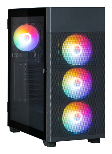 Компьютерный корпус ZALMAN S5 NEO, ATX, черный, WINDOW, 2xCOMBO (3.5" or 2.5"), 4x2.5", 1xUSB 2.0, 1xUSB3.1, FRONT 3x120мм FRGb, REAR 1x120мм FRGb