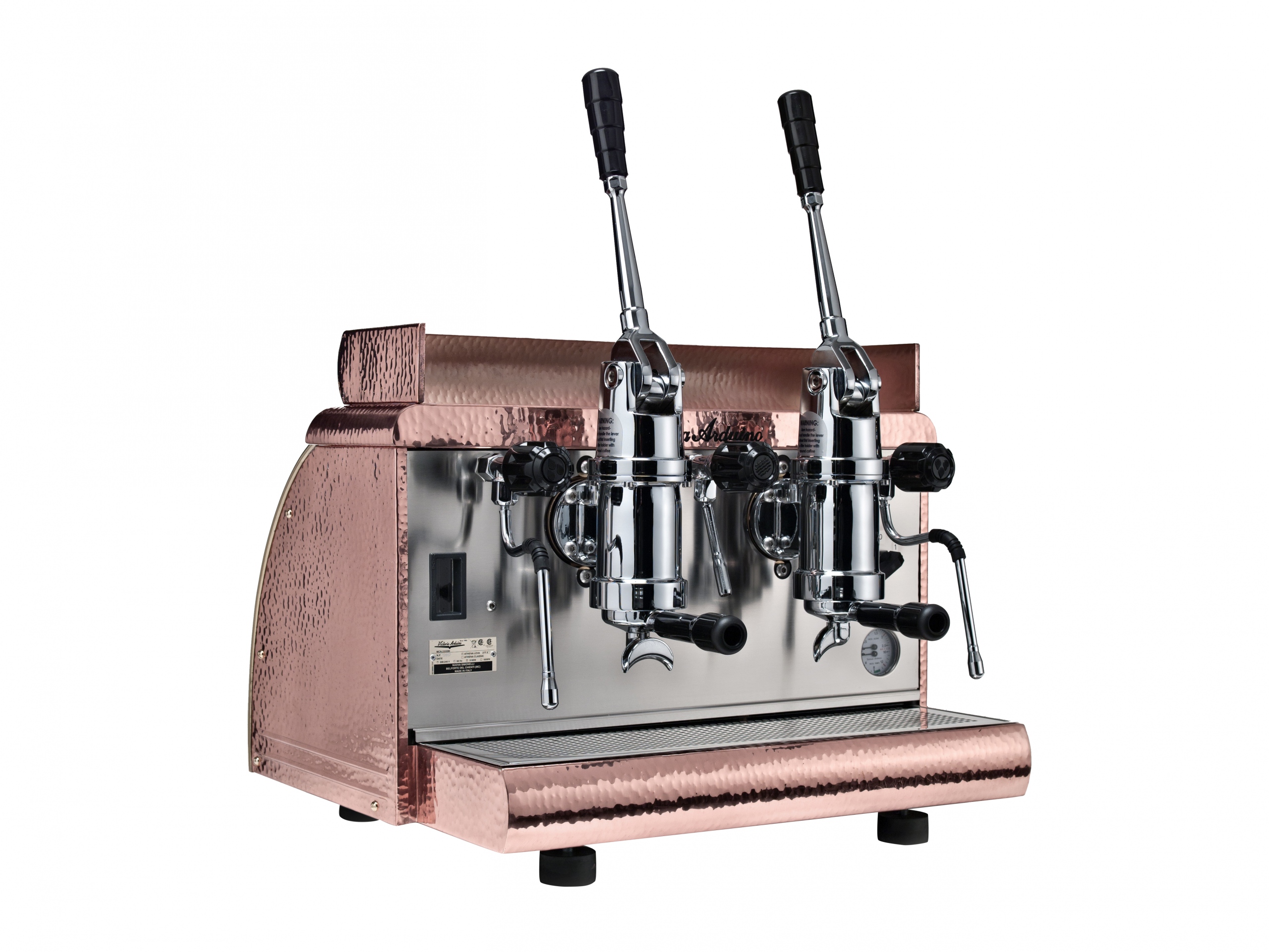 Кофемашина Victoria Arduino Athena leva 2 copper, 220В, 2 группы, профессиональная