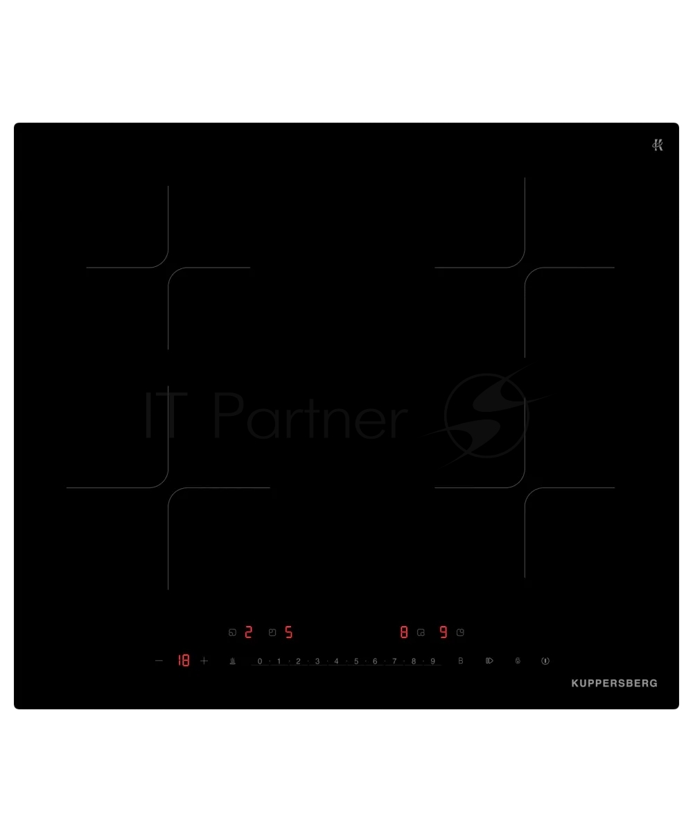 Индукционная варочная поверхность Kuppersberg ICI 603, 4 конфорки, стеклокерамика, 7200 Вт