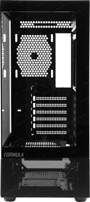 Корпус Formula Crystal Z1 черный без БП ATX 3x120mm 2xUSB2.0  1xUSB3.0  audio  bott PSU
