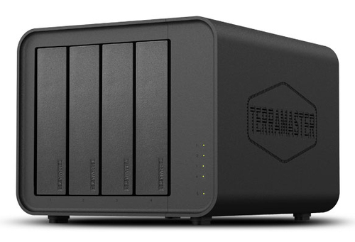 Система хранения данных TerraMaster D4-320 DAS tower/JBOD,RAID0,1/up to 4 SATA(3,5' or 2,5')/1xUSB3.1 Type-C gen2/1xPS/1YW