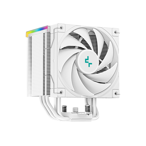 Кулер для процессора DEEPCOOL AK500 DIGITAL WH белый, 120 мм, алюминий/медь, 1850 об/мин, 28 дБ, 4 pin, 240 Вт, 160 мм