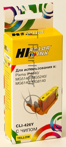 Картридж Canon PIXMA MG5140/5240/6140/8140 (Hi-Black) CLI-426Y, Y
