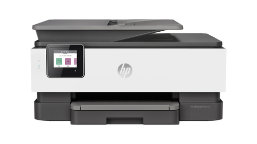 HP Officejet 8023(Pr/Scan(1200х1200)/Copier/Fax, A4, 1200dpi/4 разделенных цвета, mono-20(ISO); color-10(ISO), 256Mb, Двухсторонняя печать, сканирование на USB, 1tray 225, АПД 35(8ppm), Сенсорный дисплей 6.86см, ePrint, Apps, USB/Wireless 802.11g/b/n) ( 1KR64B )