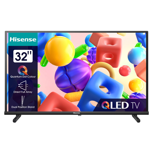 32"    QLED ЖК телевизор Hisense 32A5KQ (1920x1080, HDMI, LAN, WiFi,  USB, DVB-T2, SmartTV)