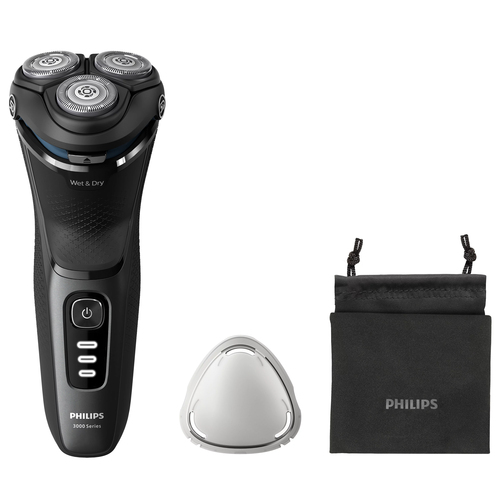 Бритва роторная Philips Series 3000 S3244/12 реж.эл.:3 питан.:аккум. серый