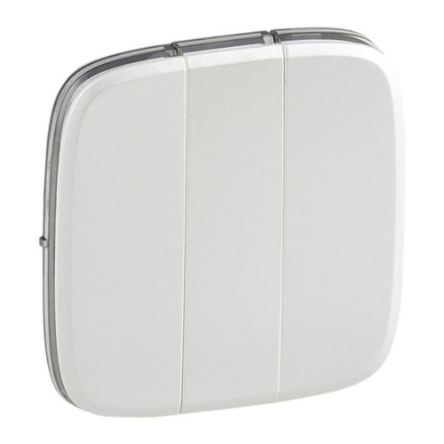 Панель лицевая Legrand 755039 Valena ALLURE - для выключателя  трехклавишного,  жемчуг