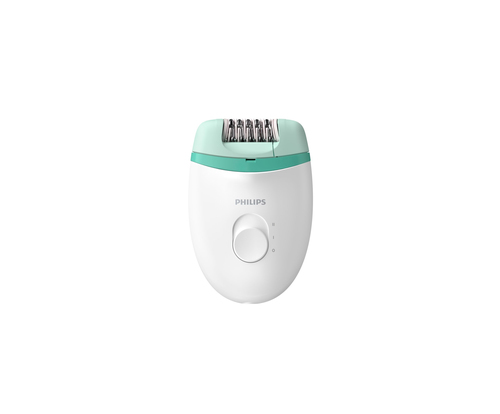 Эпилятор Philips BRE224/00 скор.:2 насад.:1 белый/мятный
